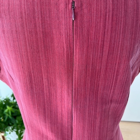 MAGGIE WALT Sleeveless Dress Side Slits Pearls Rhinestones Form Fitting - Picture 9 of 17